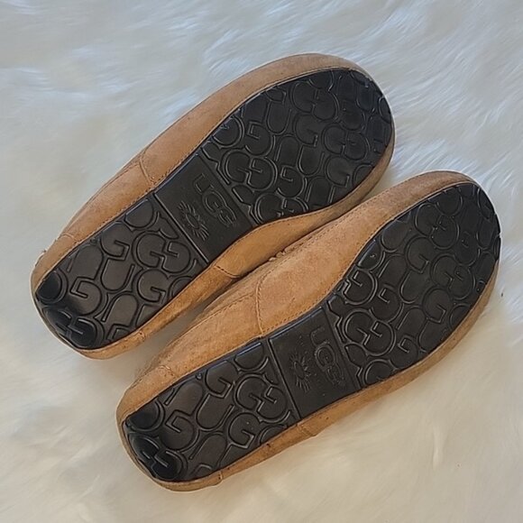UGG AUSTRALIA‎ Men\'s Chestnut Ascot Slip On Wool Lined Boho Moccasin Slippers 11 main image 8